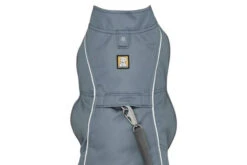 Ruffwear - Overcoat Utility Dog Jacket - Slate Blue -Pet dog 05204 overcoat slate blue leash portal web 640x 1