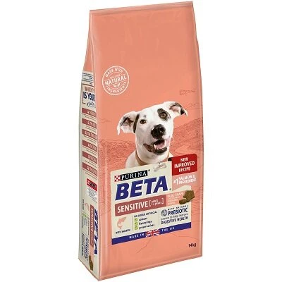 Beta Adult Sensitive Dry Dog Food With Salmon 14kg 3 Beta Adult Sensitive Dry Dog Food With Salmon 14kg