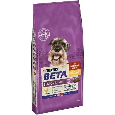Beta Senior Dry Dog Food With Chicken 14kg 3 Beta Senior Dry Dog Food With Chicken 14kg