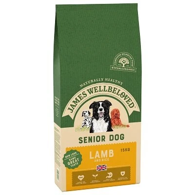 James Wellbeloved Lamb & Rice Senior Dog Food 15kg 3 James Wellbeloved Lamb & Rice Senior Dog Food 15kg