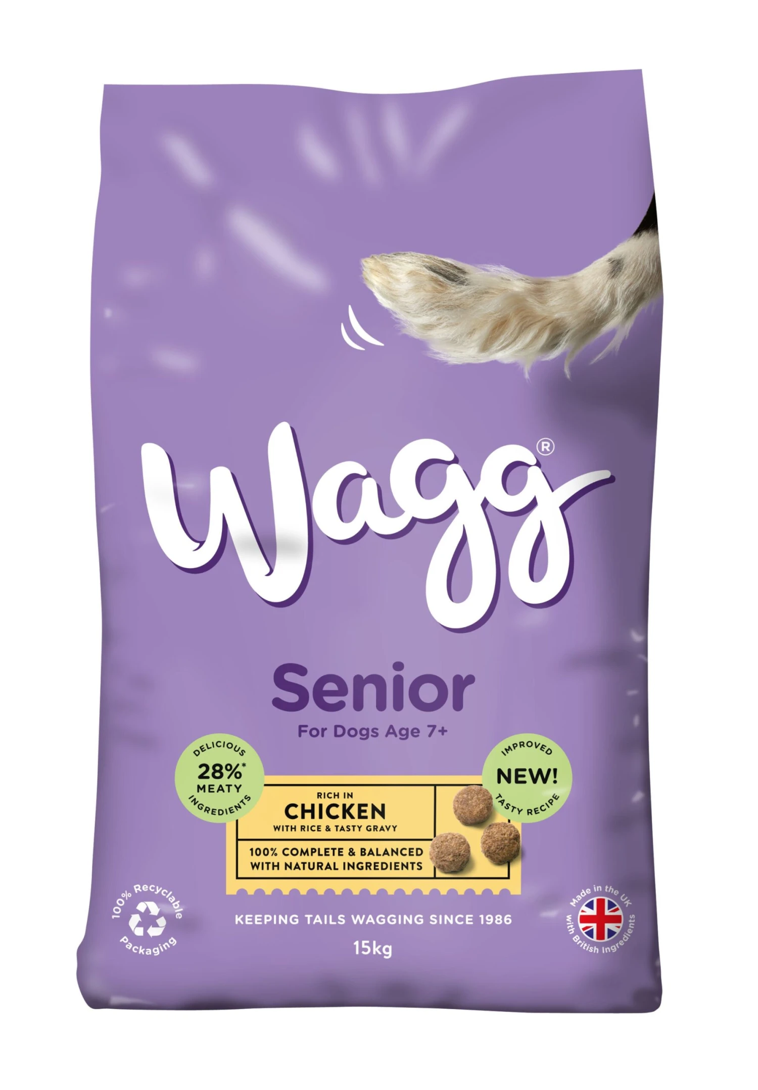 Wagg Complete Senior Dog Food 15kg 3 Wagg Complete Senior Dog Food 15kg