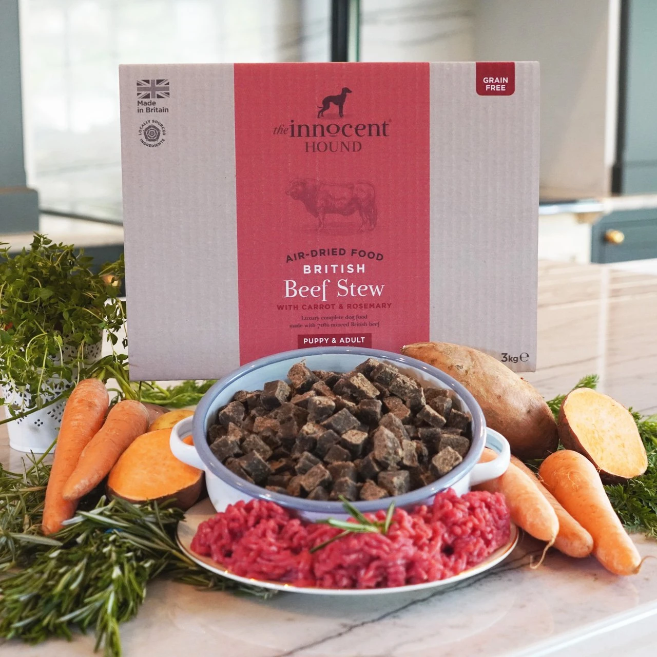 The Innocent Hound - British Beef Stew Air-Dried Dog Food 3kg 3 The Innocent Hound - British Beef Stew Air-Dried Dog Food 3kg