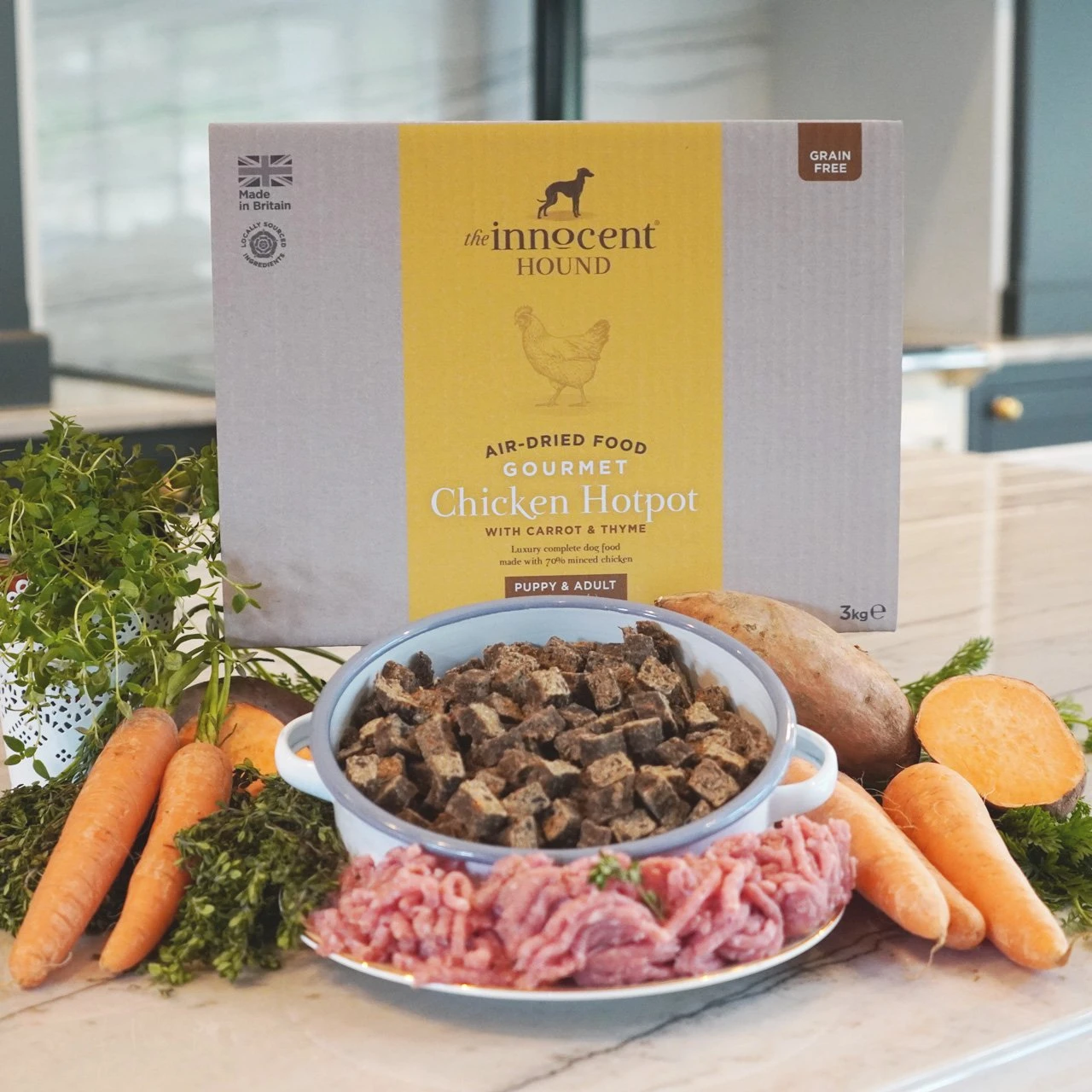 The Innocent Hound - Gourmet Chicken Hotpot Air-Dried Dog Food 3kg 3 The Innocent Hound - Gourmet Chicken Hotpot Air-Dried Dog Food 3kg