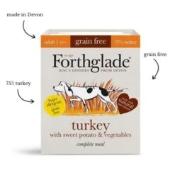 Forthglade - Turkey, Sweet Potato & Vegetables - Wet Dog Food Multipack (18x395g) -Pet dog 13992 800x bc25e514 c55e 4121 a16c 4c221a61f30d