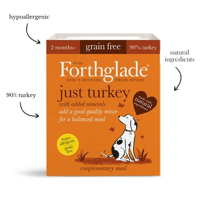 Forthglade - Just Chicken, Chicken With Liver & Turkey - Variety Pack (12x395g) 6 Forthglade - Just Chicken, Chicken With Liver & Turkey - Variety Pack (12x395g) - Image 4