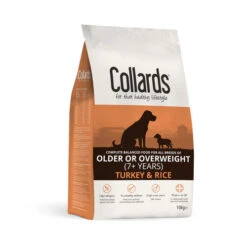 Collards Hypoallergenic Dry Dog Food For Older Or Overweight Dogs With Turkey And Rice 10kg Regular Price