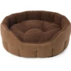 House Of Paws Brown Tweed & Fx Sheepskin Oval Snuggle Bed 1 House Of Paws Brown Tweed & Fx Sheepskin Oval Snuggle Bed -Pet dog 2017 02 06 12h59 02 1 1