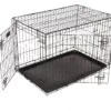 RAC - Metal Fold Flat Dog Crate With Plastic Tray -Pet dog 264827