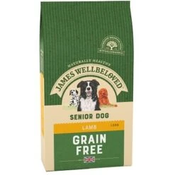 James Wellbeloved Grain Free Lamb & Vegetable Senior Dog Food 1.5kg