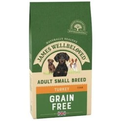 James Wellbeloved Small Breed Grain Free Turkey & Vegetable Dog Food 7.5kg