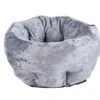 Scruffs - Velvet Donut Cat/Small Dog Bed - Grey -Pet dog 660764 1 large