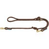 Hunter - Oss Rope Adjustable Lead - Brown 1 Hunter - Oss Rope Adjustable Lead - Brown -Pet dog 66457 002 18