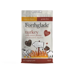 Forthglade Natural Dry Cold Pressed Small Dog Turkey Grain Free 2kg