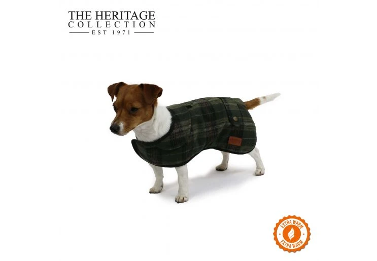 Ancol - Heritage Green Check Dog Coat 3 Ancol - Heritage Green Check Dog Coat