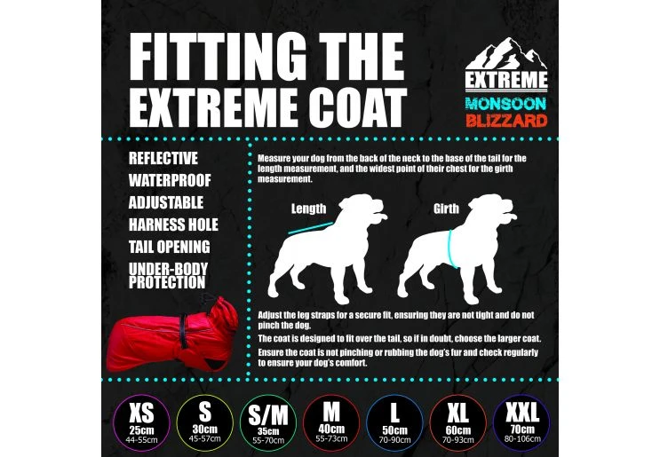 Ancol Muddy Paws - Extreme Monsoon Dog Coat - Red 5 Ancol Muddy Paws - Extreme Monsoon Dog Coat - Red - Image 3