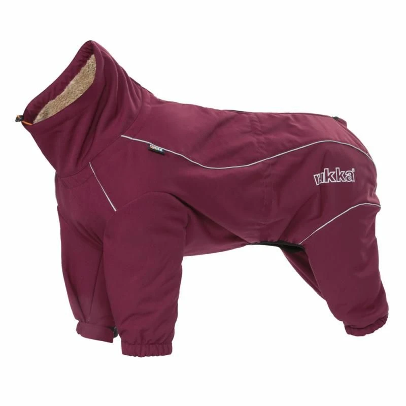 RUKKA - Thermal Dog Overall Coat - Burgundy 3 RUKKA - Thermal Dog Overall Coat - Burgundy