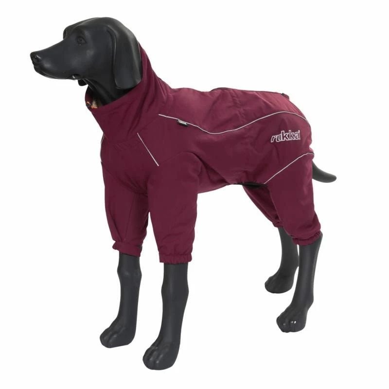 RUKKA - Thermal Dog Overall Coat - Burgundy 4 RUKKA - Thermal Dog Overall Coat - Burgundy - Image 2