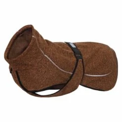 RUKKA - Comfy Fleece Brown Dog Jacket