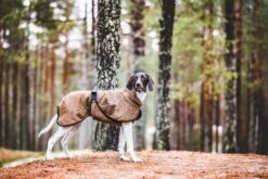 RUKKA - Comfy Fleece Brown Dog Jacket -Pet dog 764746