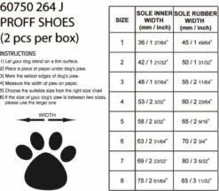 RUKKA - Dog Proff Shoes - Black -Pet dog 773439