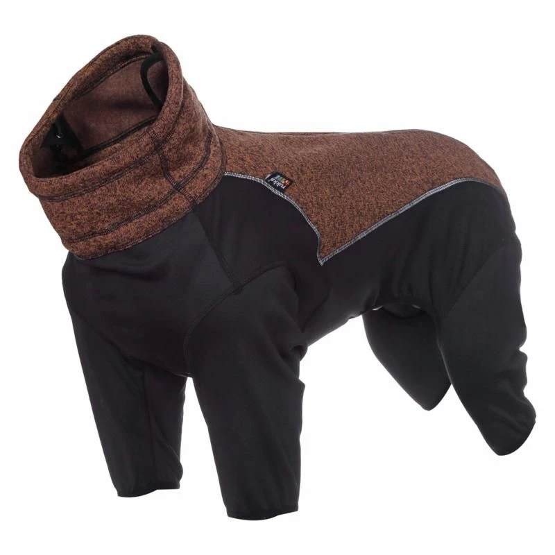 RUKKA - Subrima Knit Dog Overall Coat - Brown 3 RUKKA - Subrima Knit Dog Overall Coat - Brown