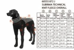 RUKKA - Subrima Knit Dog Overall Coat - Black -Pet dog 774076