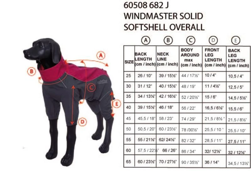 RUKKA - Windmaster Dog Overall Coat - Pink 4 RUKKA - Windmaster Dog Overall Coat - Pink - Image 2