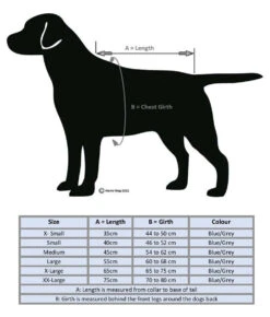 Henry Wag - Waterproof Dog Coat -Pet dog Coat Size