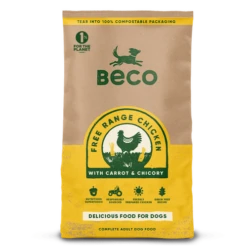 Beco Free Range Chicken With Carrot & Chicory Dry Adult Dog Food, Complete Recipe, 2kg