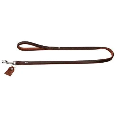 Hunter Cody Leather Leash-Dark Brown/Cognac 3 Hunter Cody Leather Leash-Dark Brown/Cognac