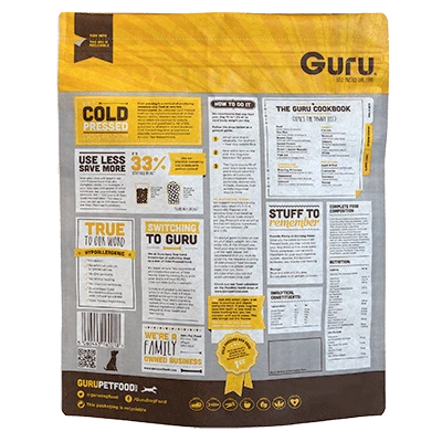 Guru SURF & TURF Cold Pressed Dog Food – 14kg 4 Guru SURF & TURF Cold Pressed Dog Food – 14kg - Image 2