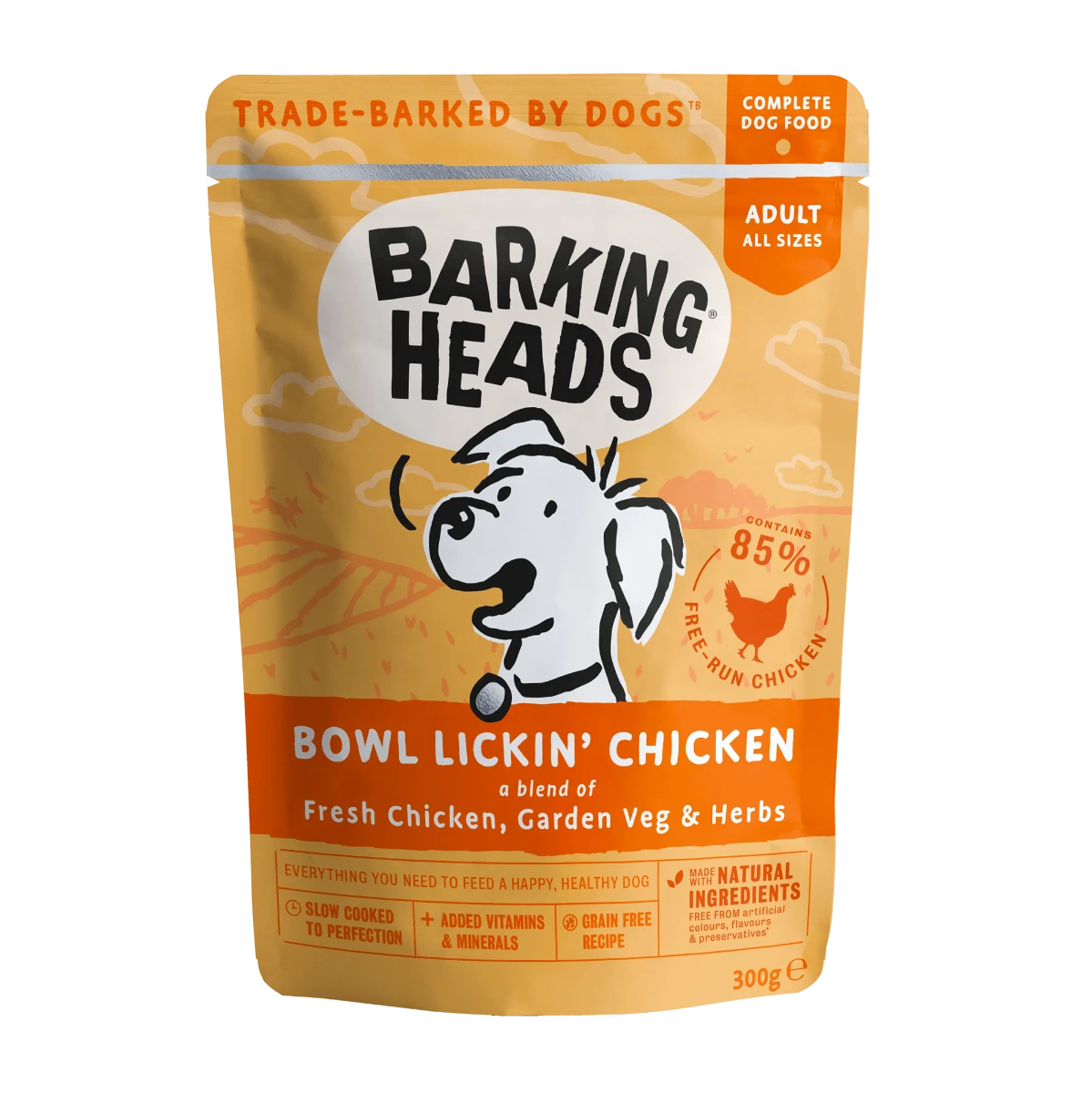 Barking Heads - Bowl Lickin' Chicken Wet Dog Food - 10x300g 3 Barking Heads - Bowl Lickin' Chicken Wet Dog Food - 10x300g