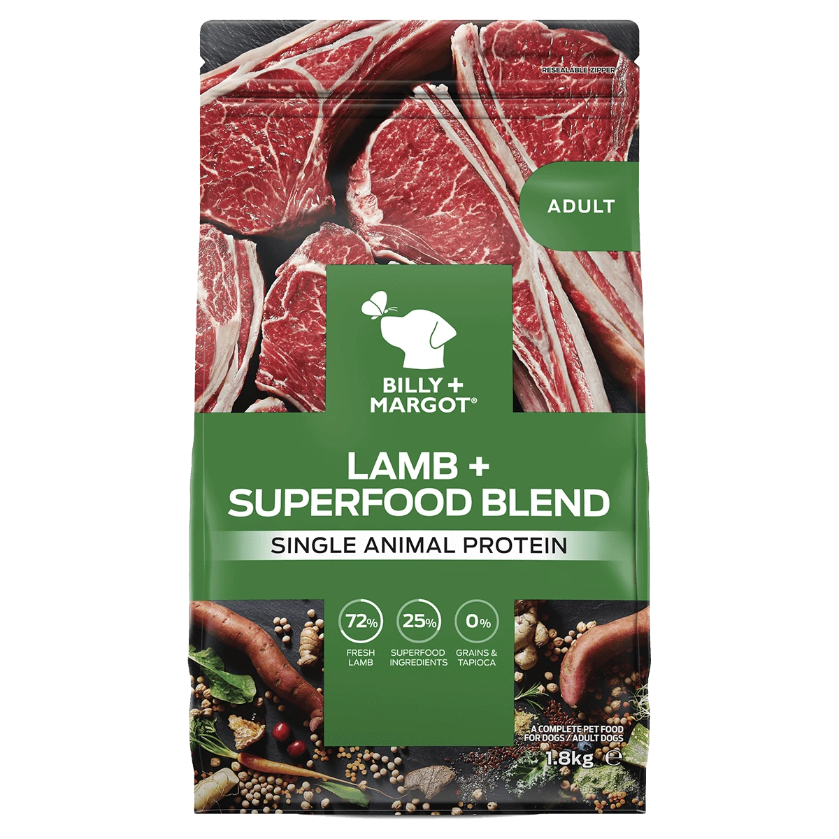 Billy & Margot - Lamb & Superfood Dry Dog Food