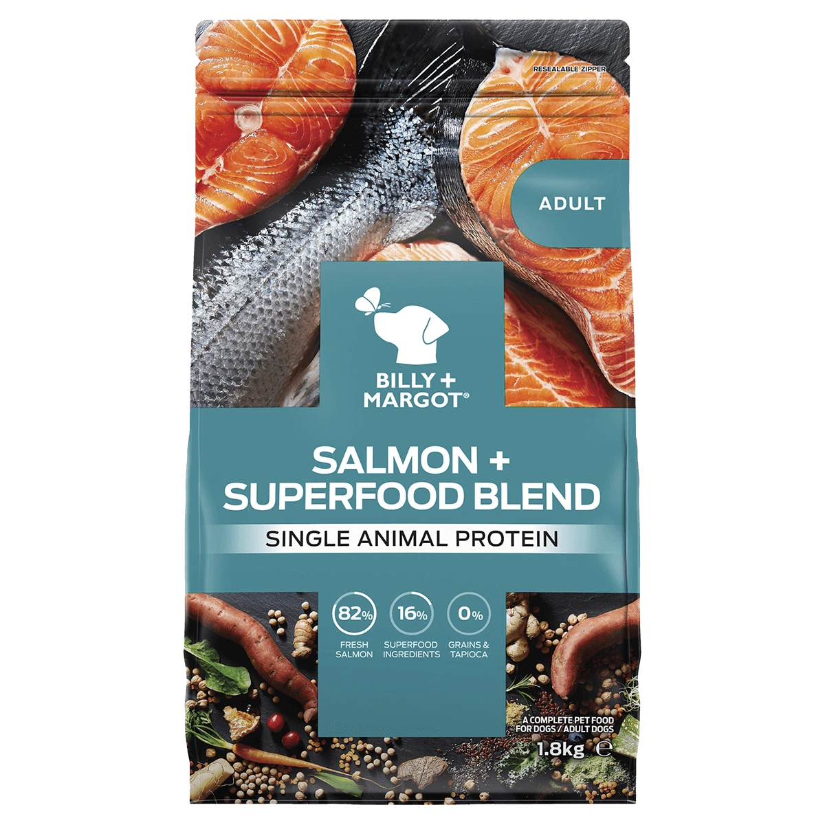 Billy & Margot - Salmon & Superfood Dry Dog Food