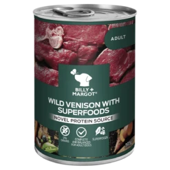 Billy & Margot - Venison & Superfoods Wet Dog Food 12 X 396g Tins