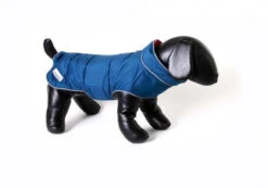 Doodlebone - Combi-Puffer Dog Jacket (Reversible) - Blue/Raspberry