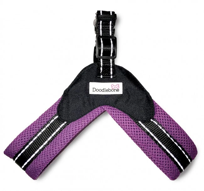 Doodlebone Boomerang Dog Harness - Purple 3 Doodlebone Boomerang Dog Harness - Purple