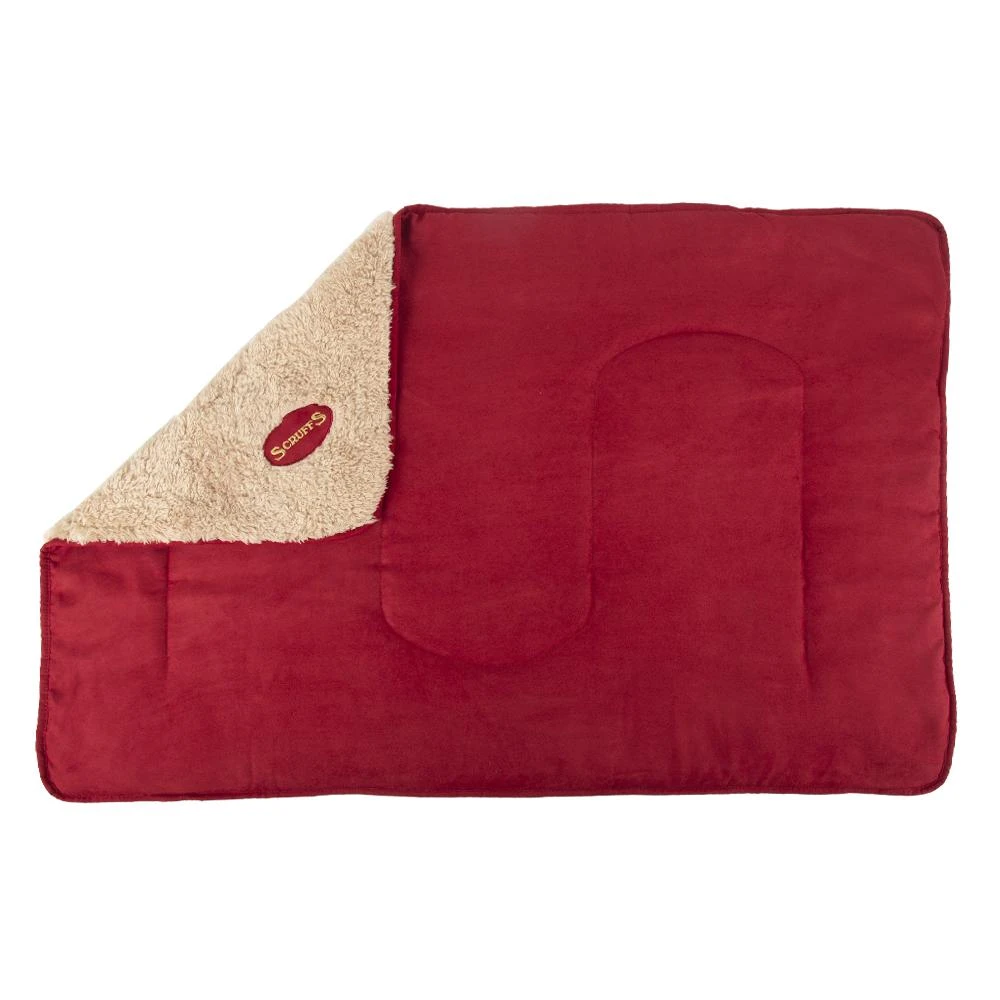 Scruffs Cosy Dog Blanket - Burgundy 6 Scruffs Cosy Dog Blanket - Burgundy - Image 4