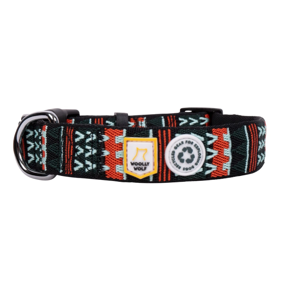 Woolly Wolf - Woodland Dog Collar 3 Woolly Wolf - Woodland Dog Collar