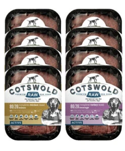 Cotswold Raw Active 80/20 Mince - Poultry Mixed Case 8kg