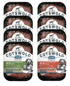 Cotswold Raw Active 80/20 Mince - Red Meat Mixed Case 8kg