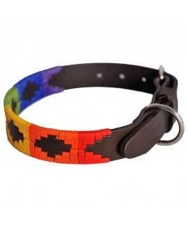Pioneros Polo Dog Collar - Rainbow 3 Pioneros Polo Dog Collar - Rainbow