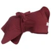 Dogrobes - Dog Robe Drying Coat - Burgundy -Pet dog dogrobe burgundy mannequin
