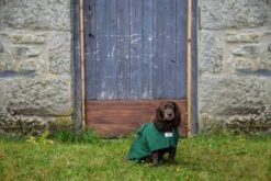 Dogrobes - Dog Robe Drying Coat - Green -Pet dog drummuir castle hr28
