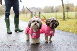 Dogrobes - Dog Robe Drying Coat - Pink -Pet dog drummuir castle hr3