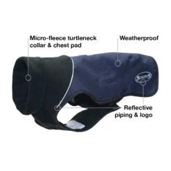 Scruffs - Thermal Self-Heating Dog Coat - Cajun Grey -Pet dog feature 1 1