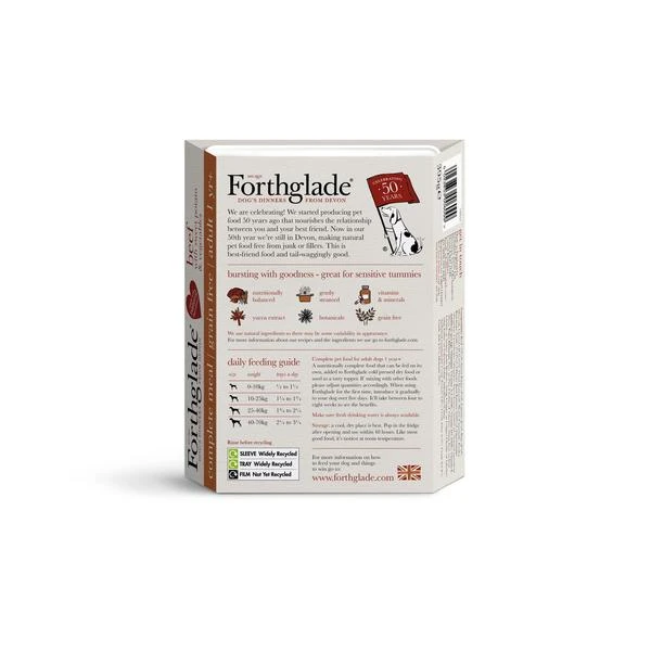 Forthglade - Beef With Sweet Potato & Vegetables Natural Wet Dog Food (18x395g) 4 Forthglade - Beef With Sweet Potato & Vegetables Natural Wet Dog Food (18x395g) - Image 2