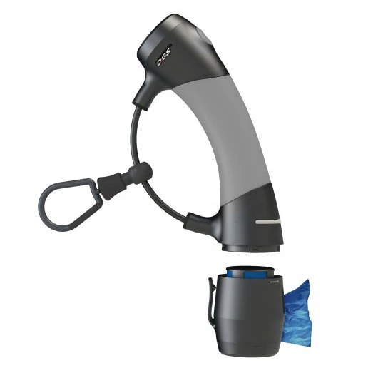 I'm Gismo - Dog Lead Handle With Poo Bag Dispenser - Grey 3 I'm Gismo - Dog Lead Handle With Poo Bag Dispenser - Grey