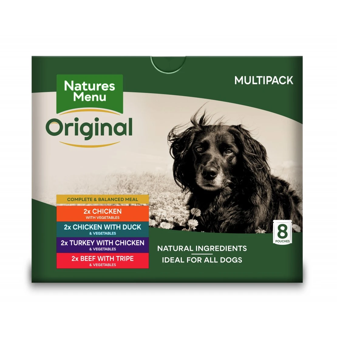 Natures Menu - Wet Food Pouch Multipack (8x300g) 3 Natures Menu - Wet Food Pouch Multipack (8x300g)