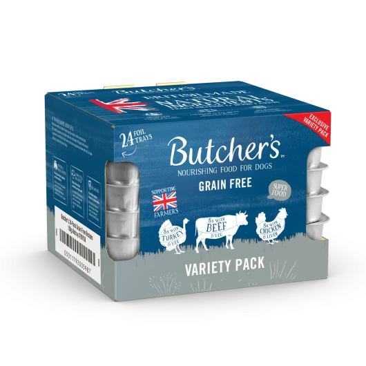 Butcher's Tray Grain Free Recipes 24x150g 3 Butcher's Tray Grain Free Recipes 24x150g